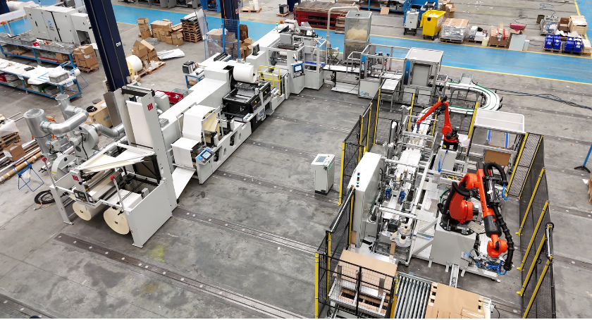 An overview of LemuGroup's setup in a converting facility.
